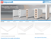 Tablet Screenshot of italpannelli.net